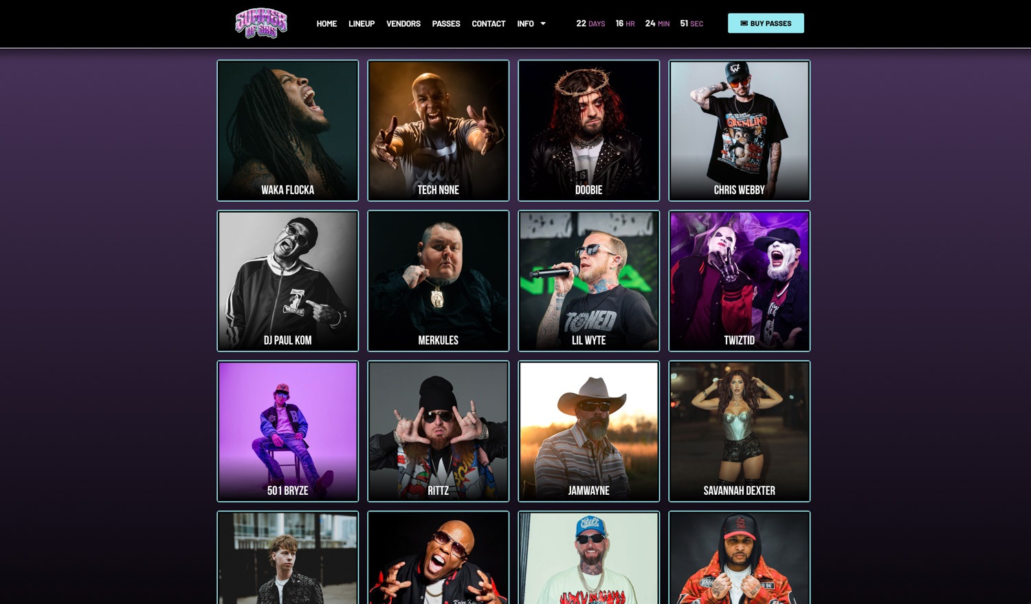 Summer of Sins Festival 2
